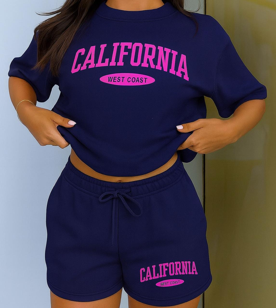 Ensemble t-shirt & shorts California
