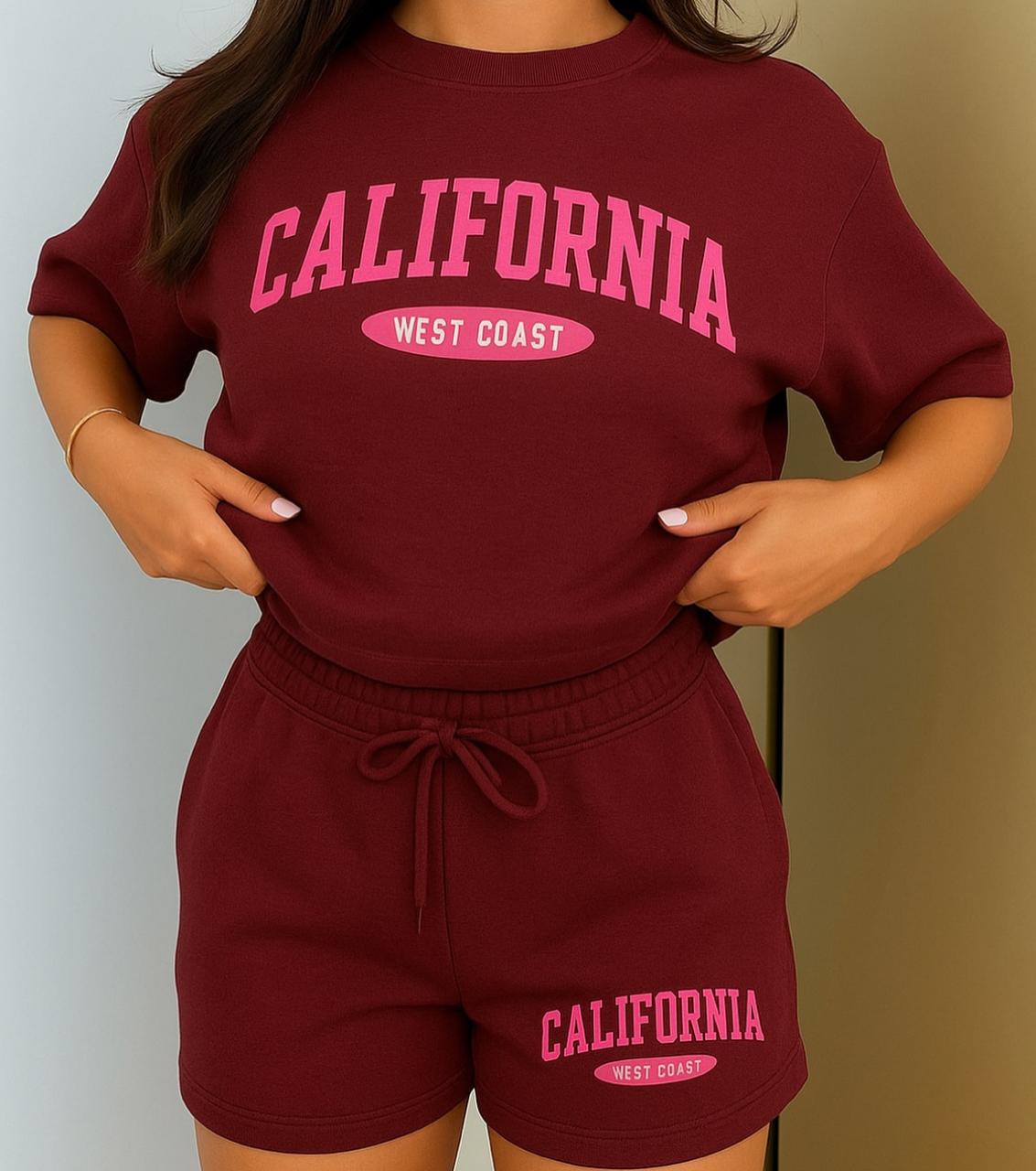 Ensemble t-shirt & shorts California
