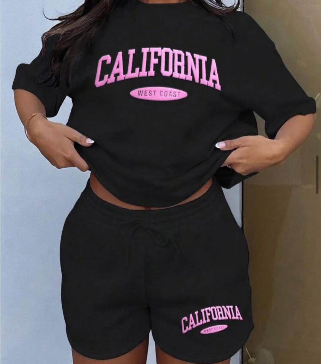Ensemble t-shirt & shorts California